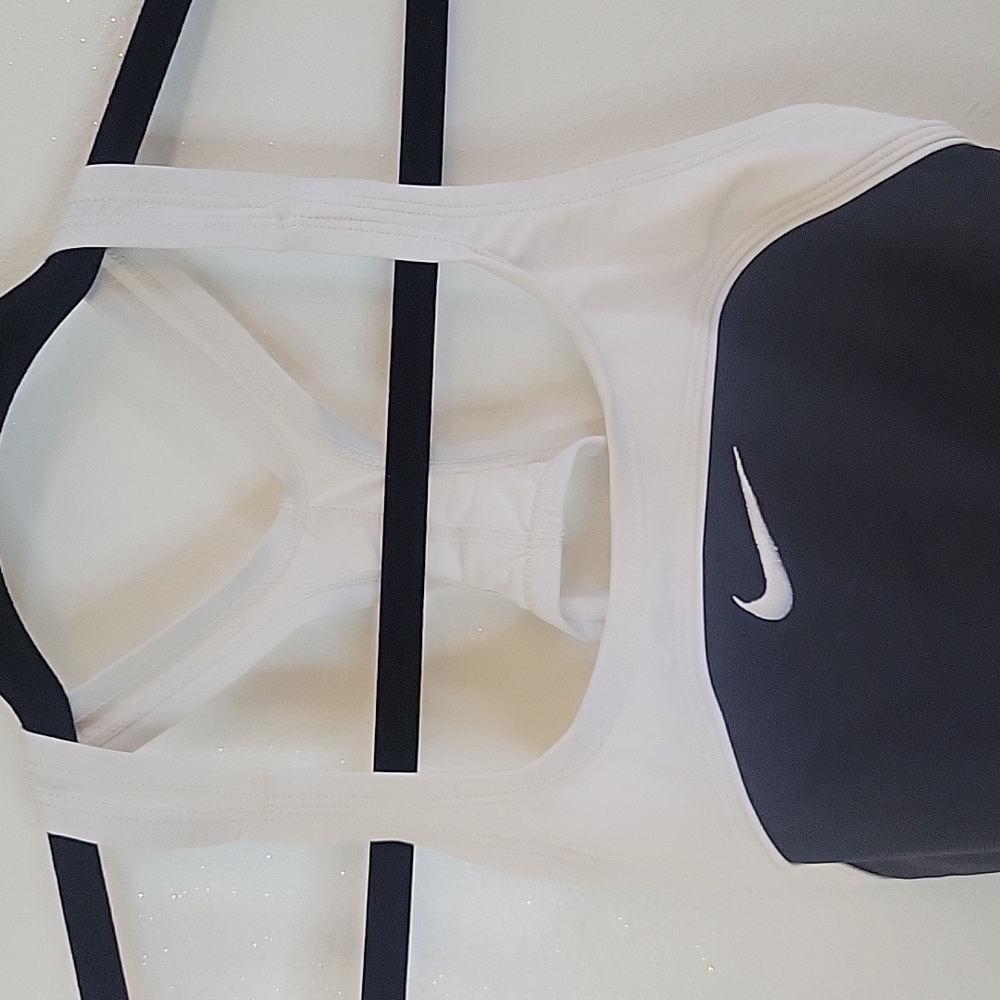 Nike Monochrome Athletic Swimsuit SZ 4 - Picture 2 of 6